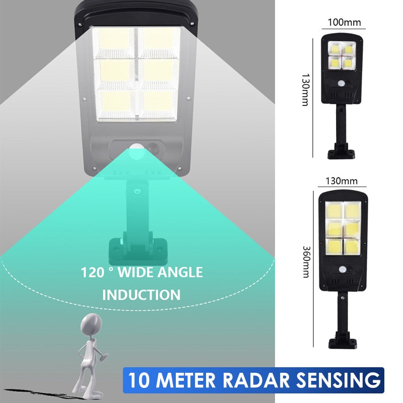 48 COB Solar Sensor Street Light