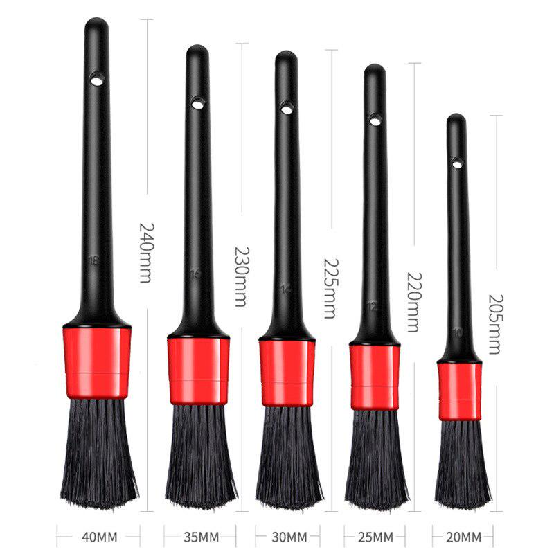 Car Detailing Brush Kit - 5Pcs