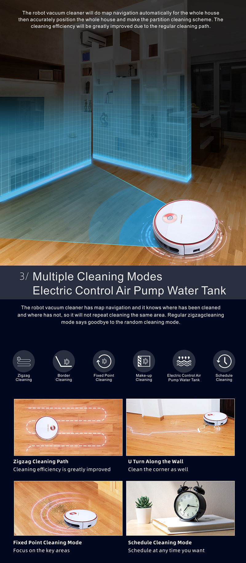 LIECTROUX T6S Robot Mop/Vacuum Cleaner