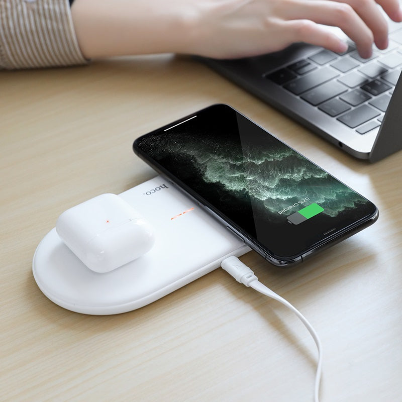 Wireless charger “CW23 Dual power” tabletop charging dock