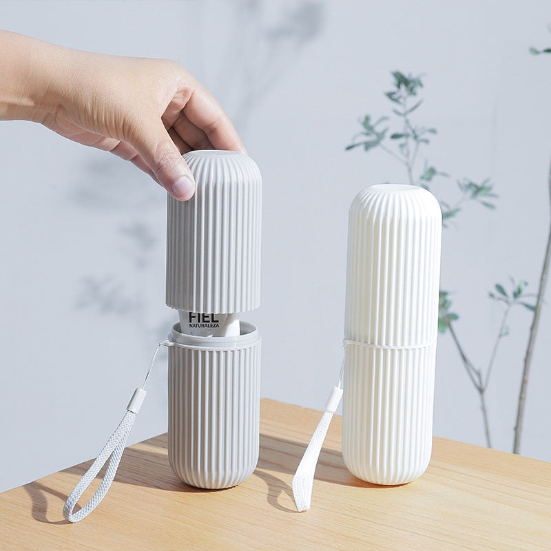 Cylinder Toothbrush storage Container