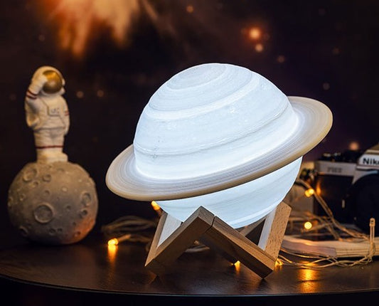 3D Saturn Light Lamp with 16 LED Colors