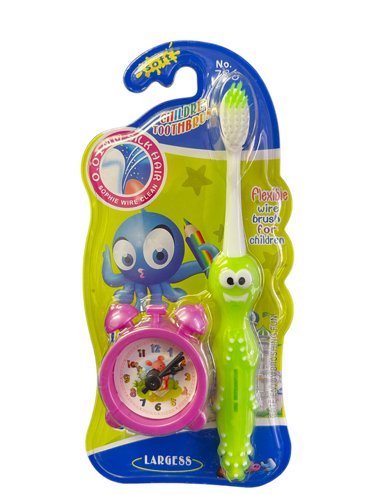 Kids Toothbrush Inc Clock