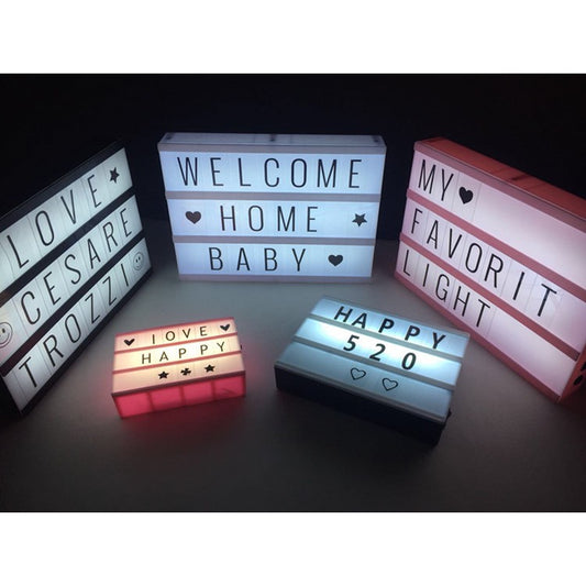 LED Light Message Box