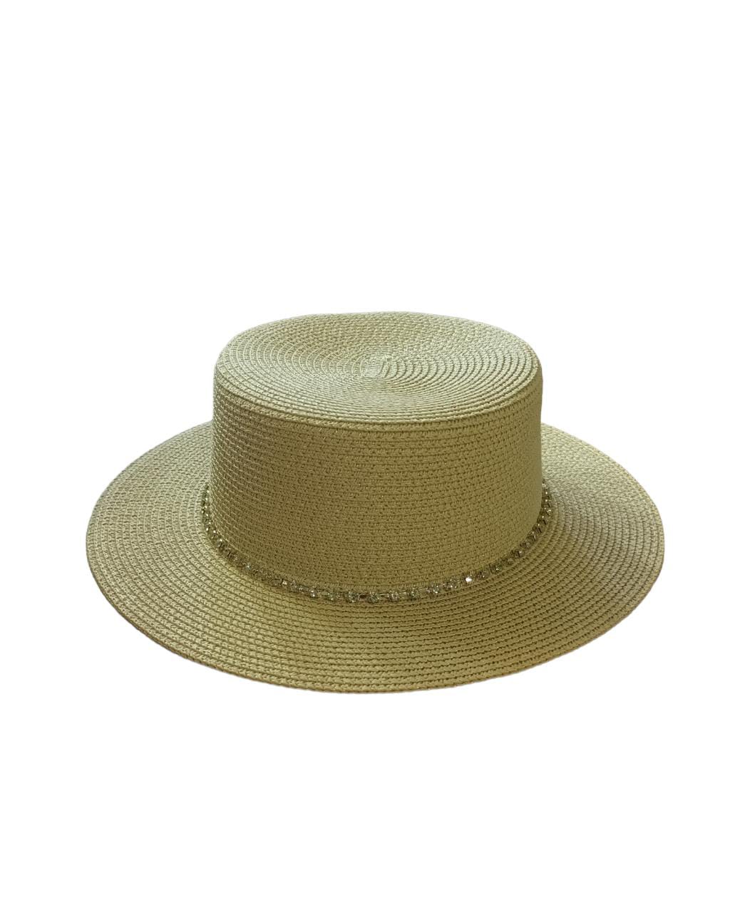 Flat Top Straw Hat