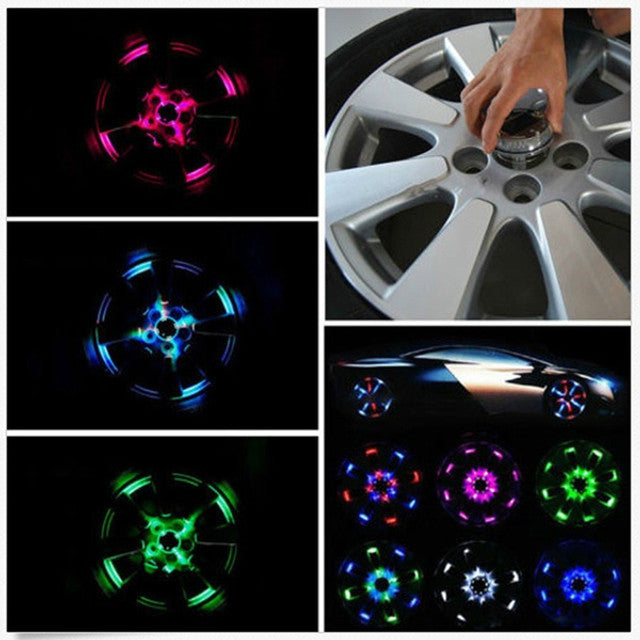 Solar Power LED Wheel Light