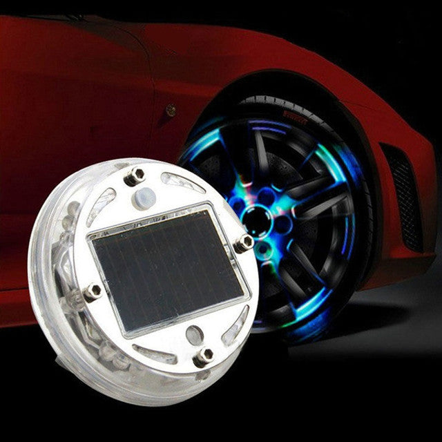 Solar Power LED Wheel Light