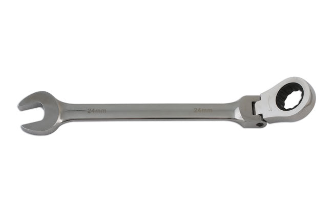 Chrome Vanadium Steel Flexible Head Ratchet Wrench 16mm, 20mm, 21mm, 22mm, 23mm and 24mm