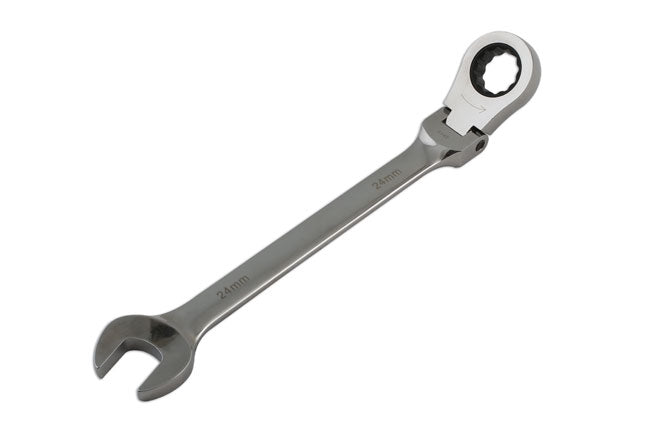 Chrome Vanadium Steel Flexible Head Ratchet Wrench 16mm, 20mm, 21mm, 22mm, 23mm and 24mm