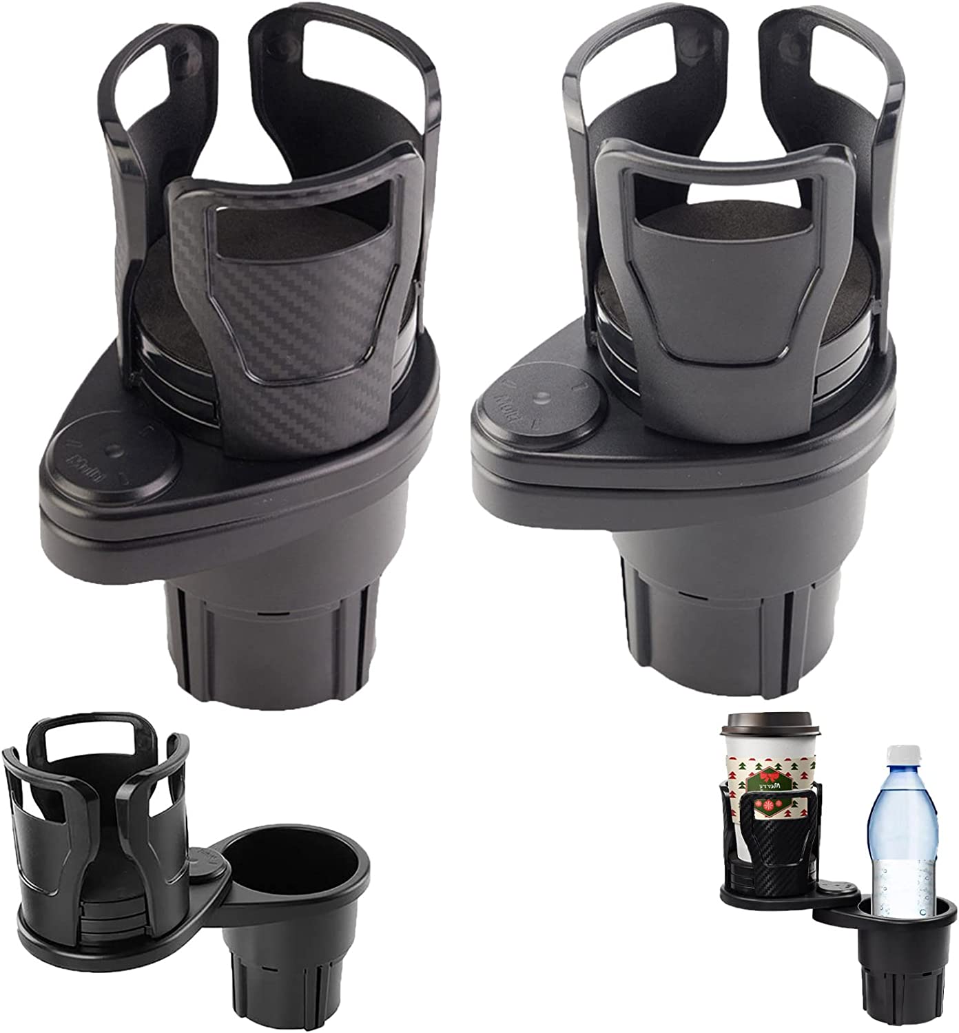 Multifunctional Retractable Rotating Vehicle Water Cup Holder