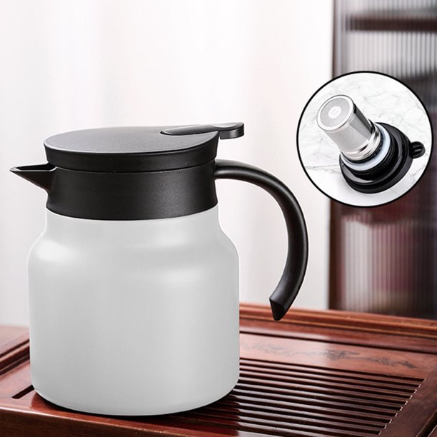 Thermal Insulation Teapot Coffee Thermos Jug with Tea Filter