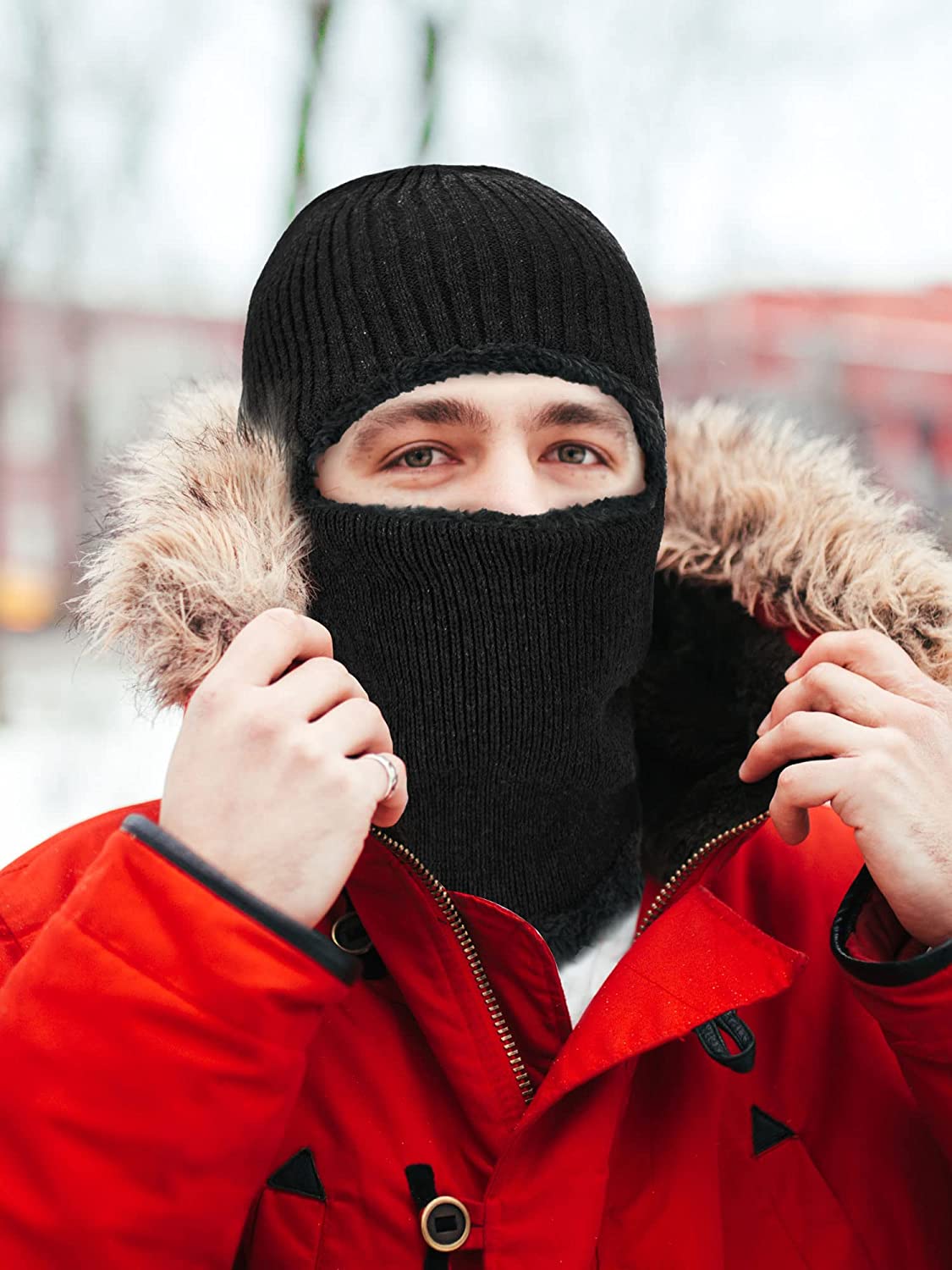 Warm Knitted Balaclava