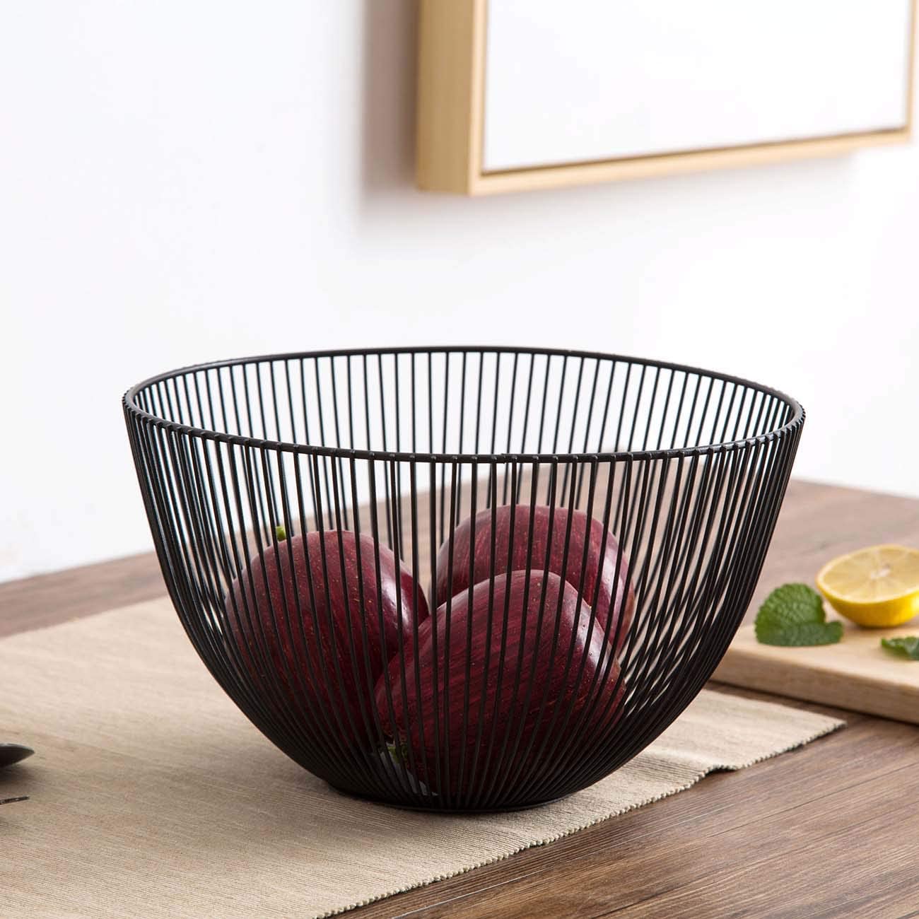 Black Fruit Bowl