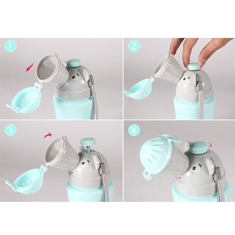 Travel Pee Urinal Potty Training Cup Bottle