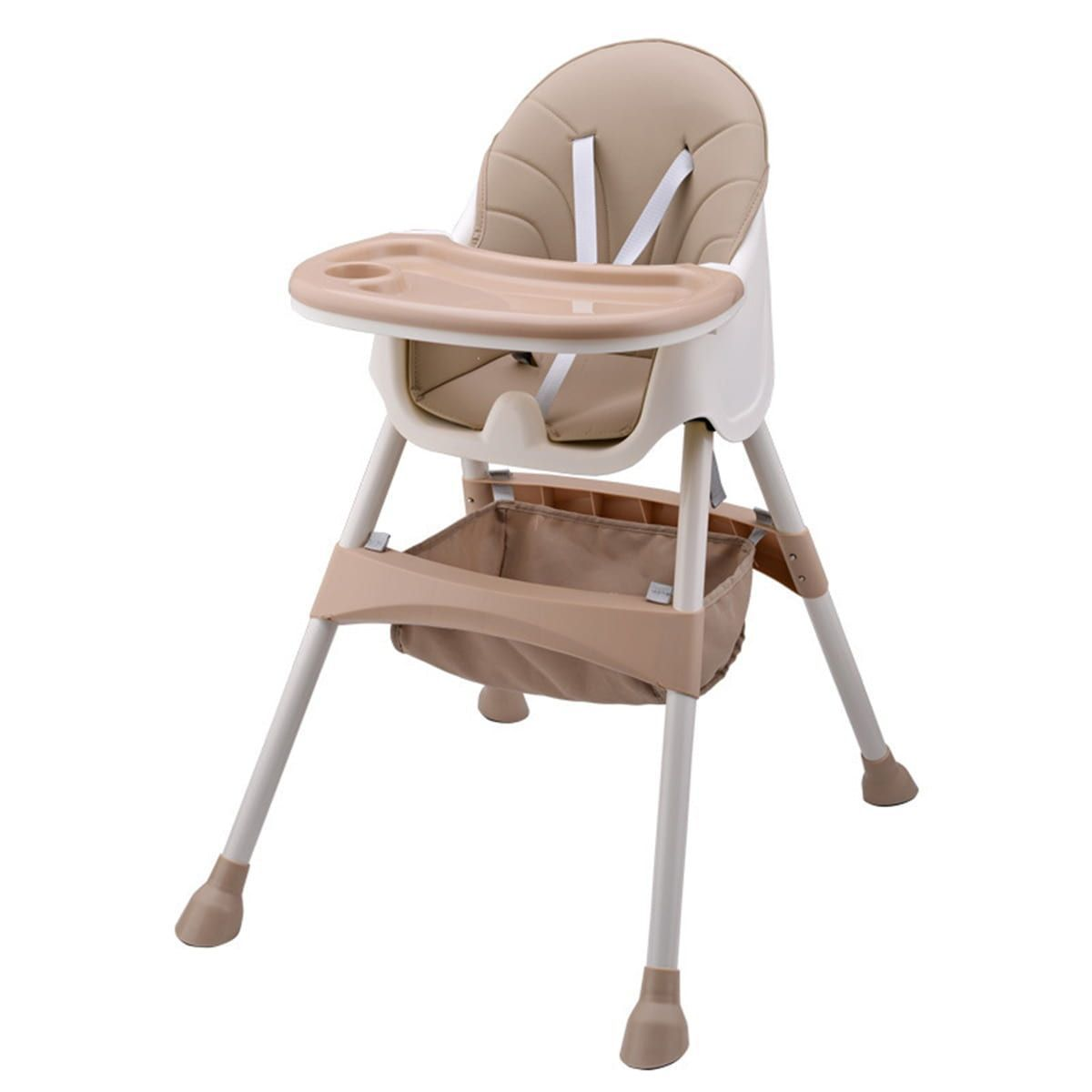 Multifunctional Adjustable Baby Feeding High Chair-Pink