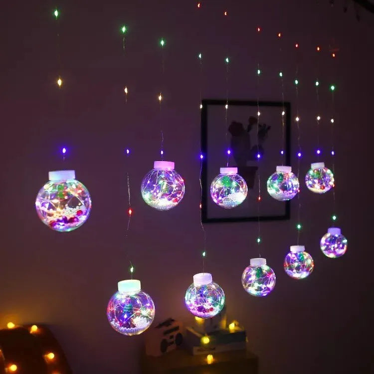 3m Hanging Curtain Lights – 10pcs