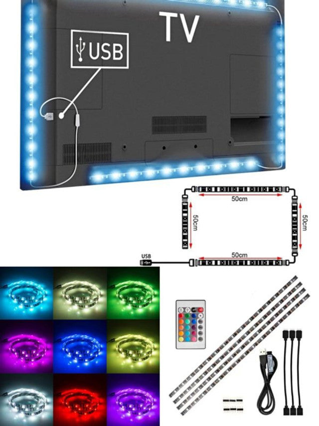 USB TV LED Strip Light 2m