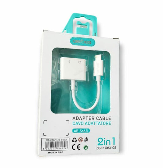 2 in 1 Lightning To Lightning And Lightning Adapter Cable