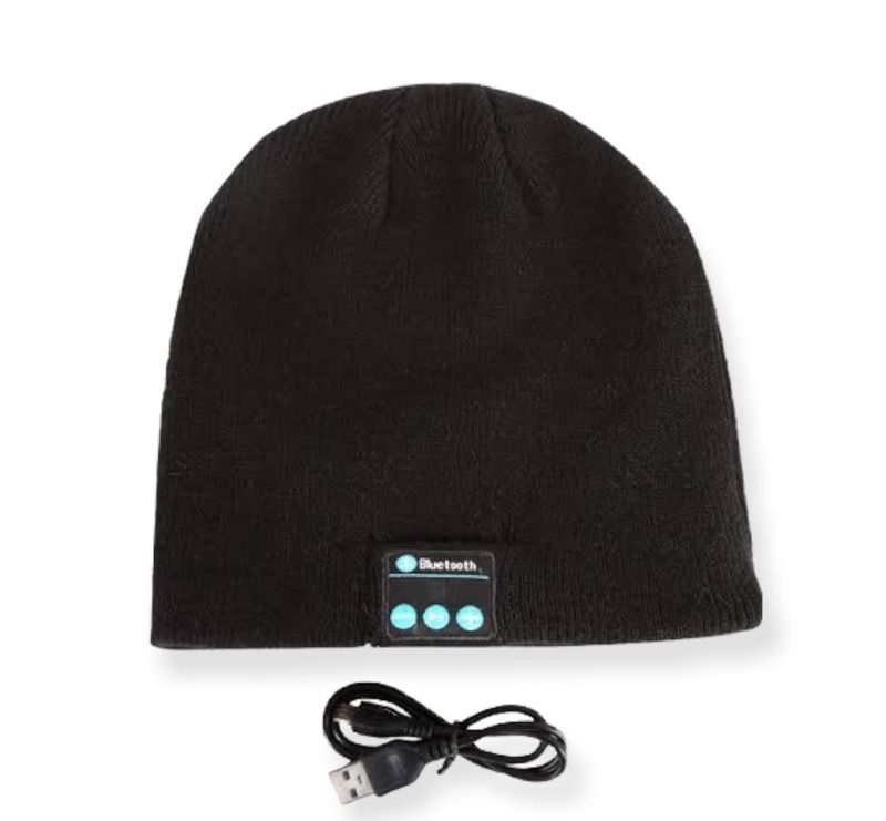 Bluetooth Music Beanie-Black