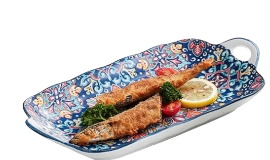 30cm Ceramic Rectangle Serving Tray