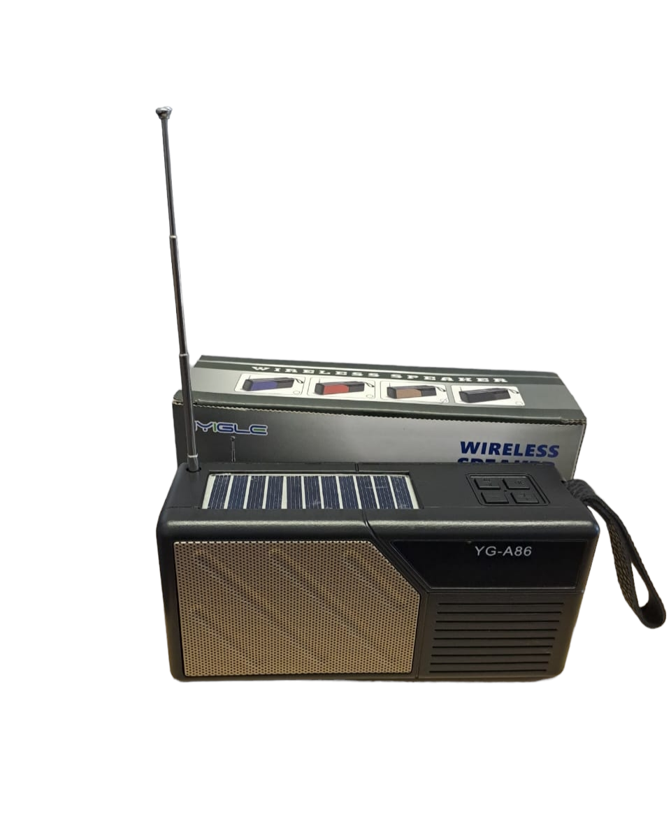 Solar Powered High quality Wireless | Solar | Mp3, Radio, USB, Flash light and T-flash Speaker