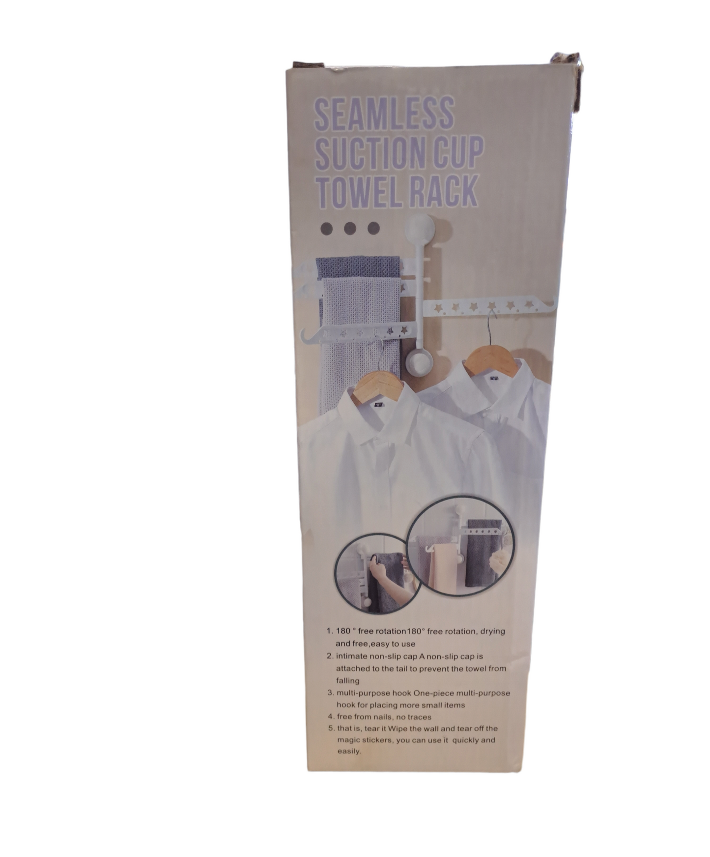 Seamless Suction Cup Towel Rack