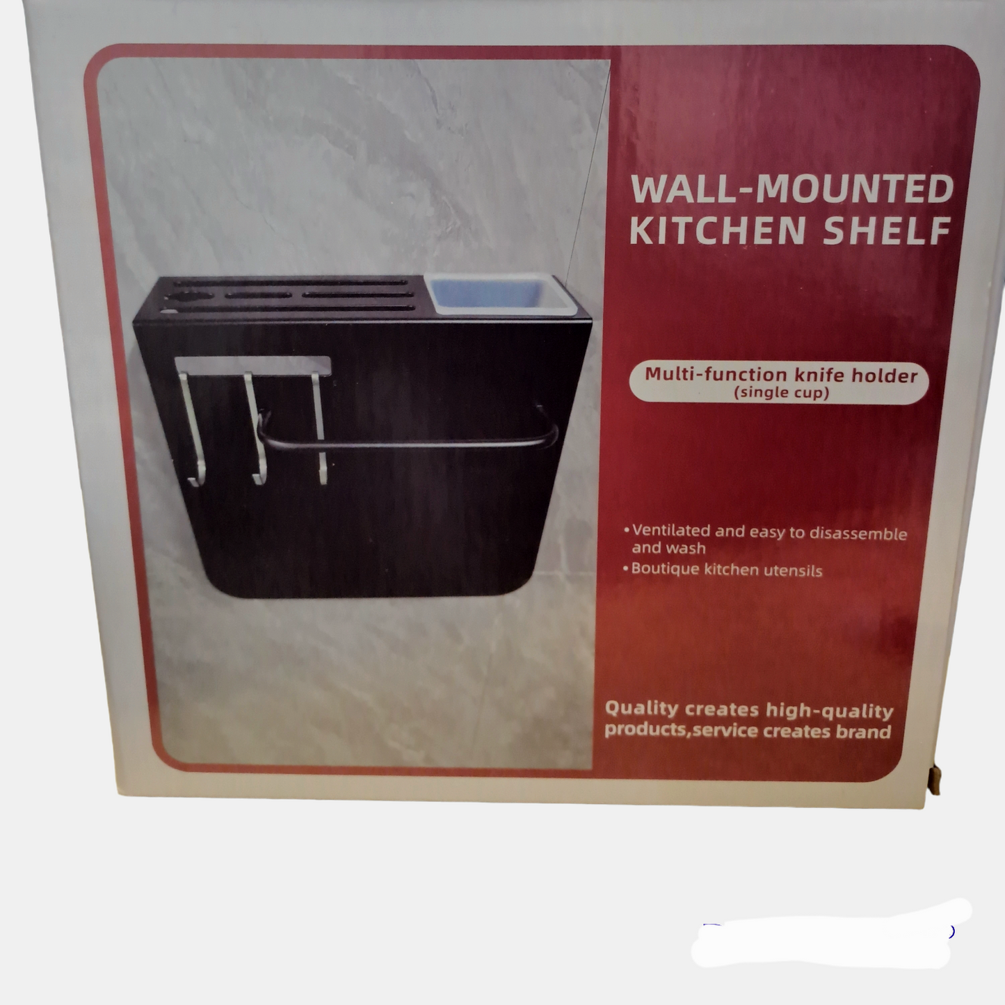 Wall-Mounted Kitchen Shelf