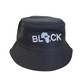 Bucket Hat- Africa Map  Black Print