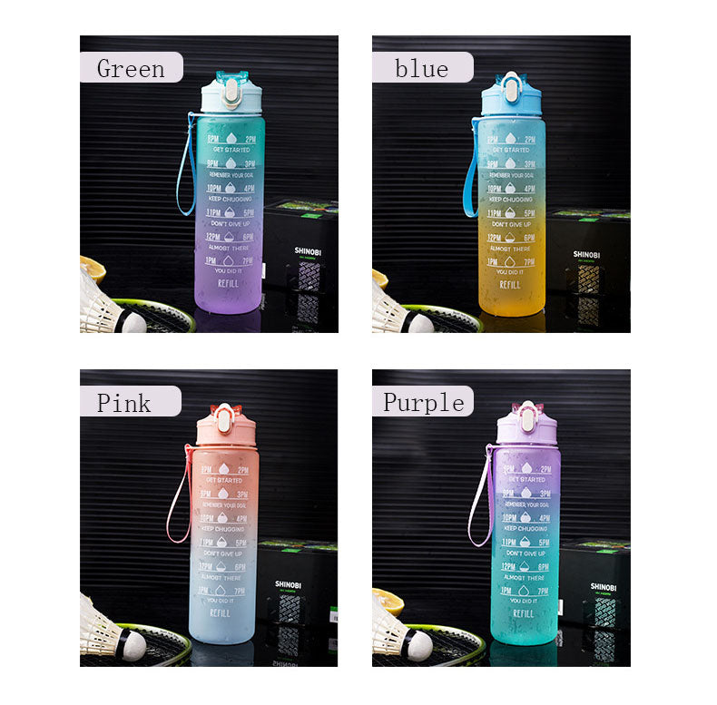 800ml Water Bottle With Timer