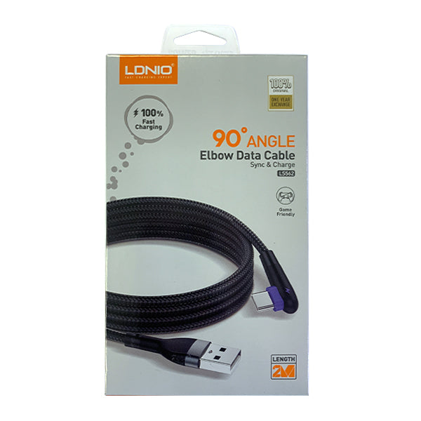 90° Angle Elbow Data Cable