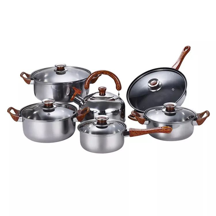 Grandking High Quality 12 Piece Pot Set