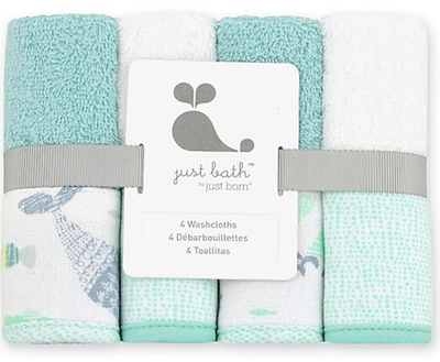 4pc Baby Face Towels