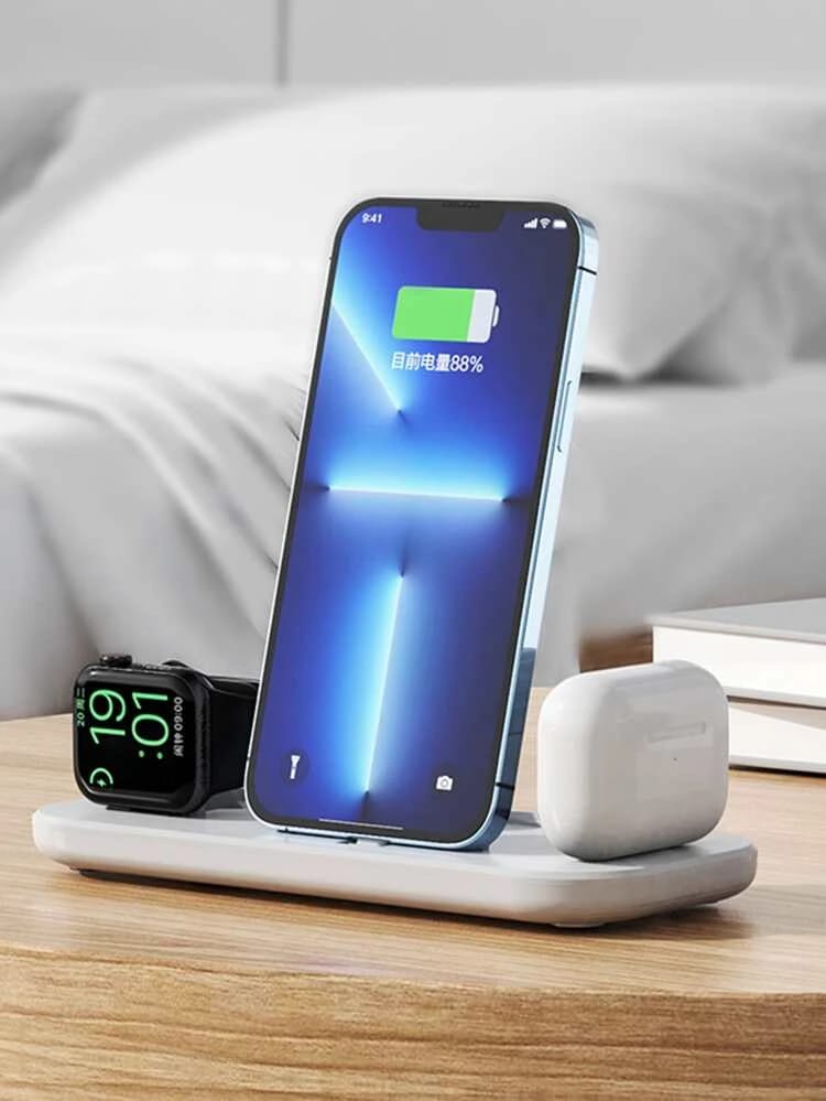 Wireless Charger 3 In 1 Wireless Charging Dock