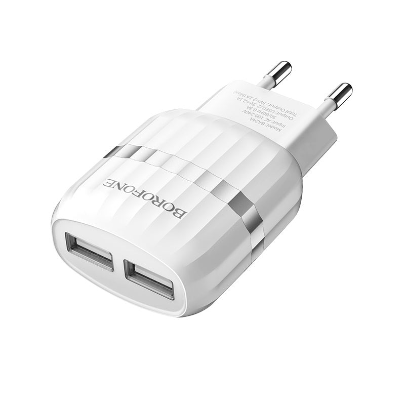 Micro Charger Set with Double Port Charging Head