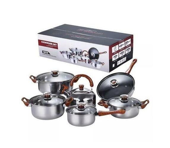 Grandking High Quality 12 Piece Pot Set