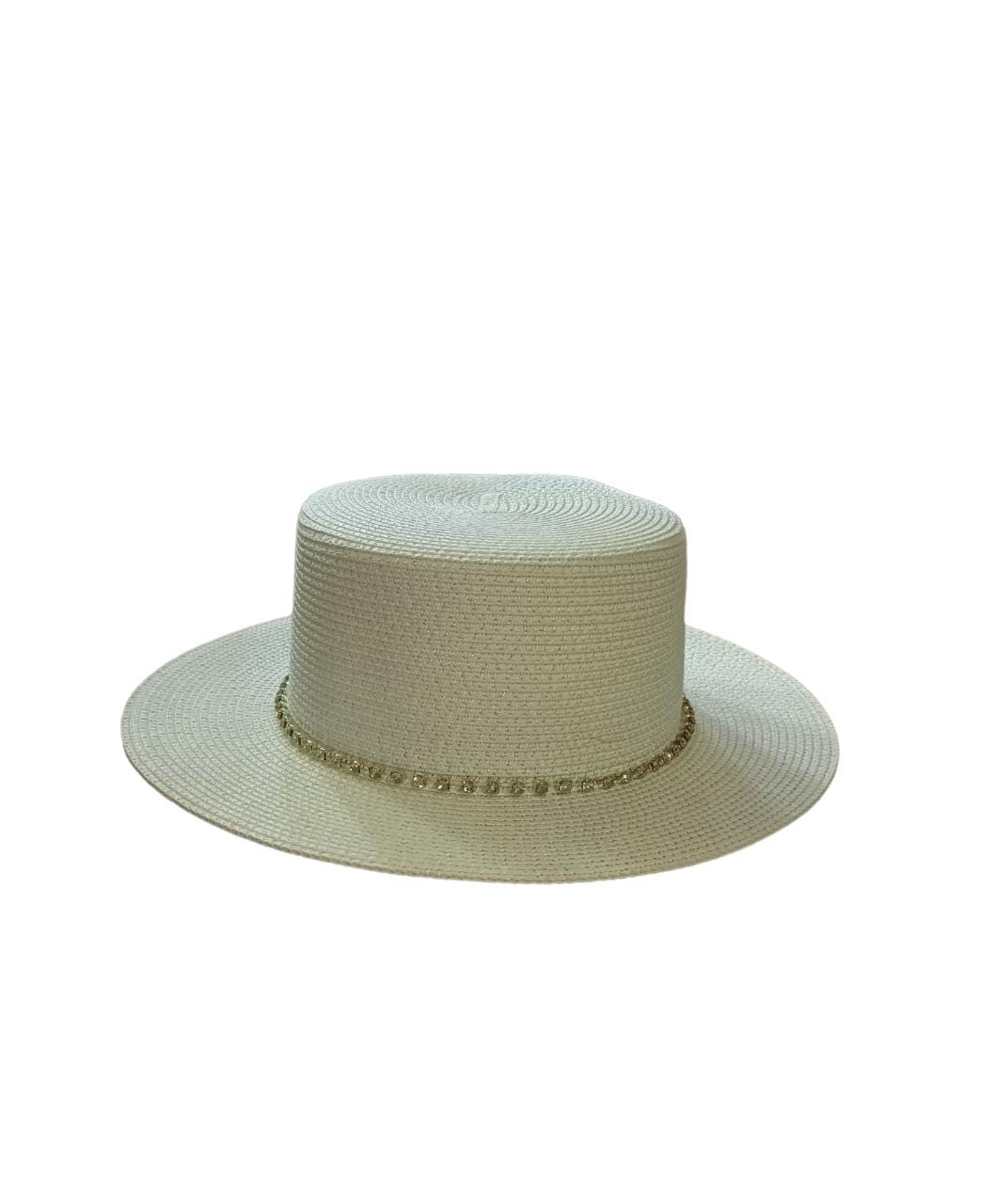 Flat Top Straw Hat