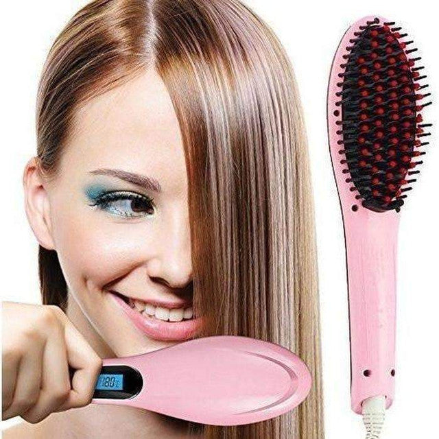 Fast Hair straightening Brush