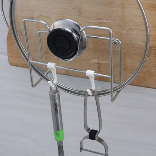 Stainless Steel Pot Cover Rack