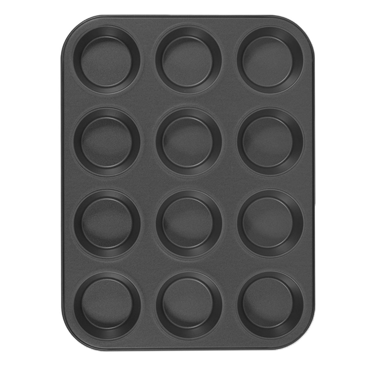 Muffin Pan 12 Cup Plain Basic