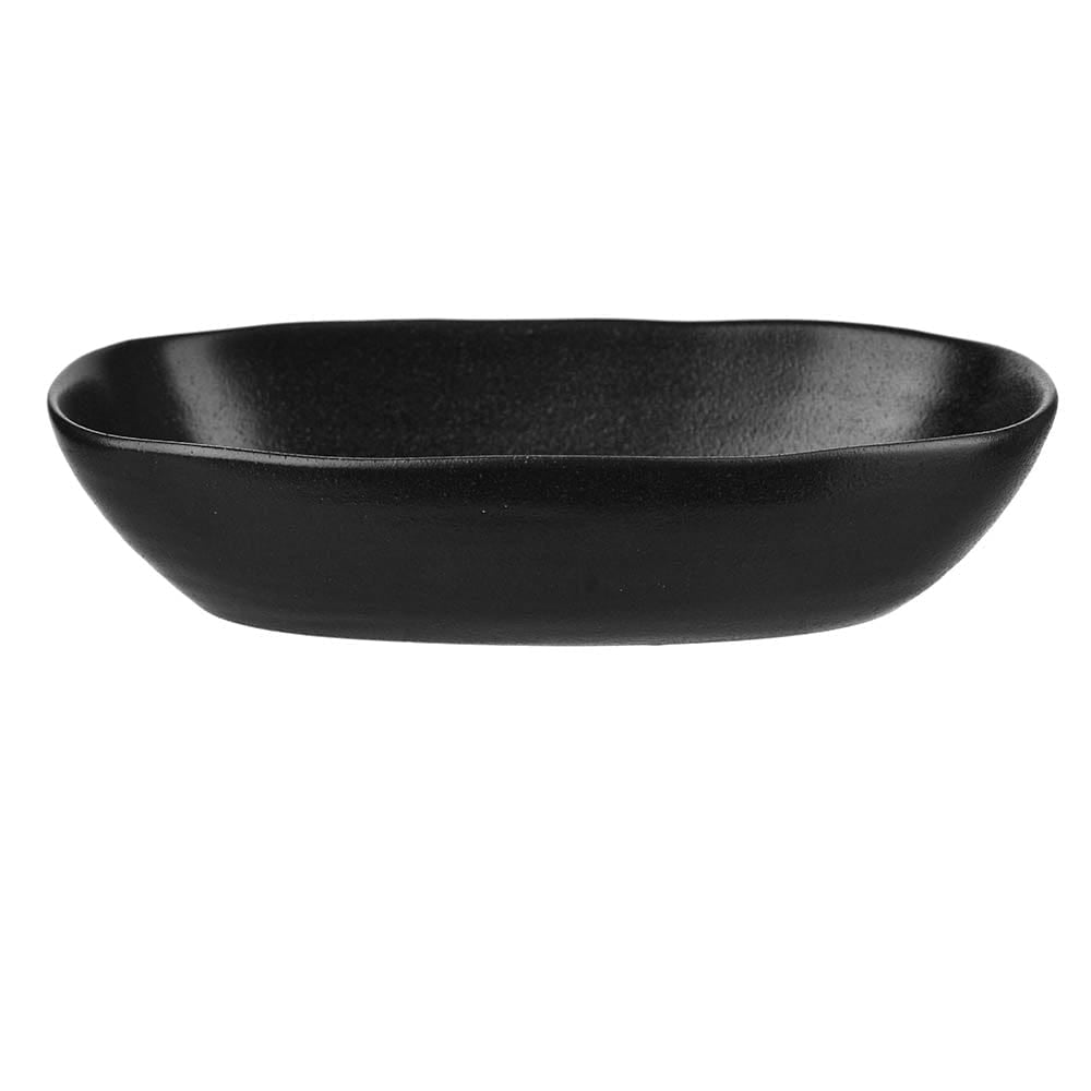 Deep Oval Bowl Black 2pc