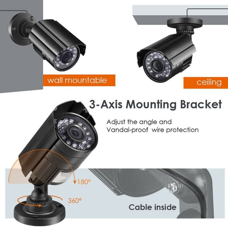 AHD200 HD 4 In 1 Outdoor CCTV Surveillance Camera 608