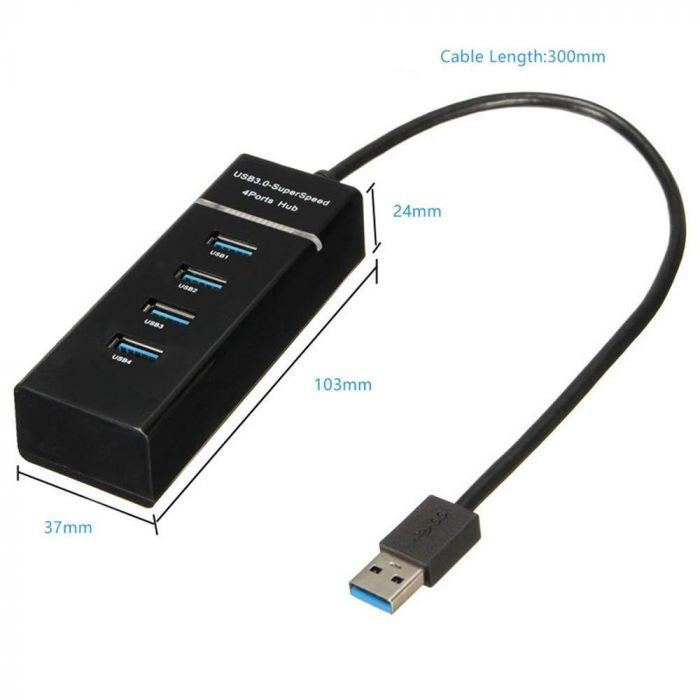 4 Port USB 3.0 High Speed Super