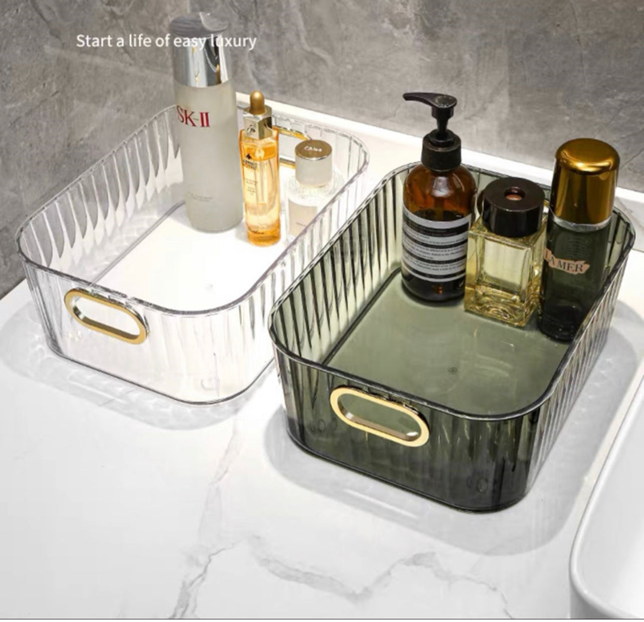 Acrylic Storage Cosmetic Basket