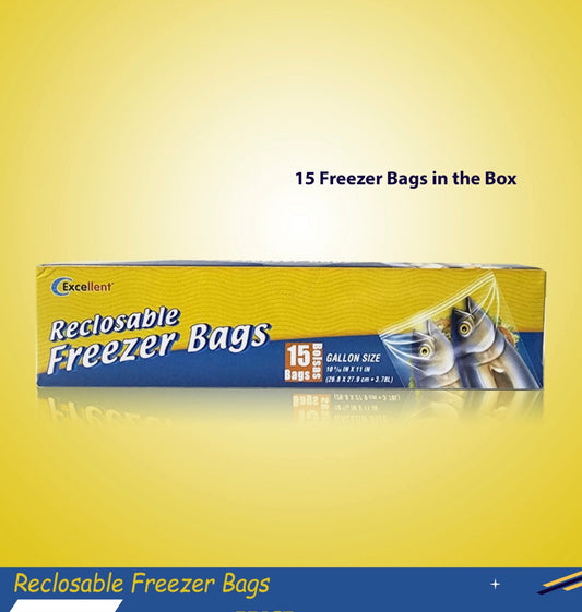 Resealable Freezer Bags 15pc