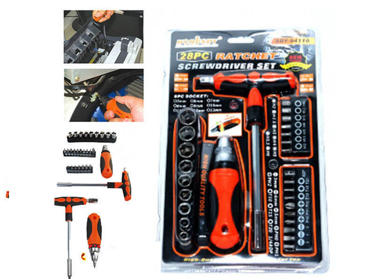 Horusdy 28pc Ratchet Screwdriver Set