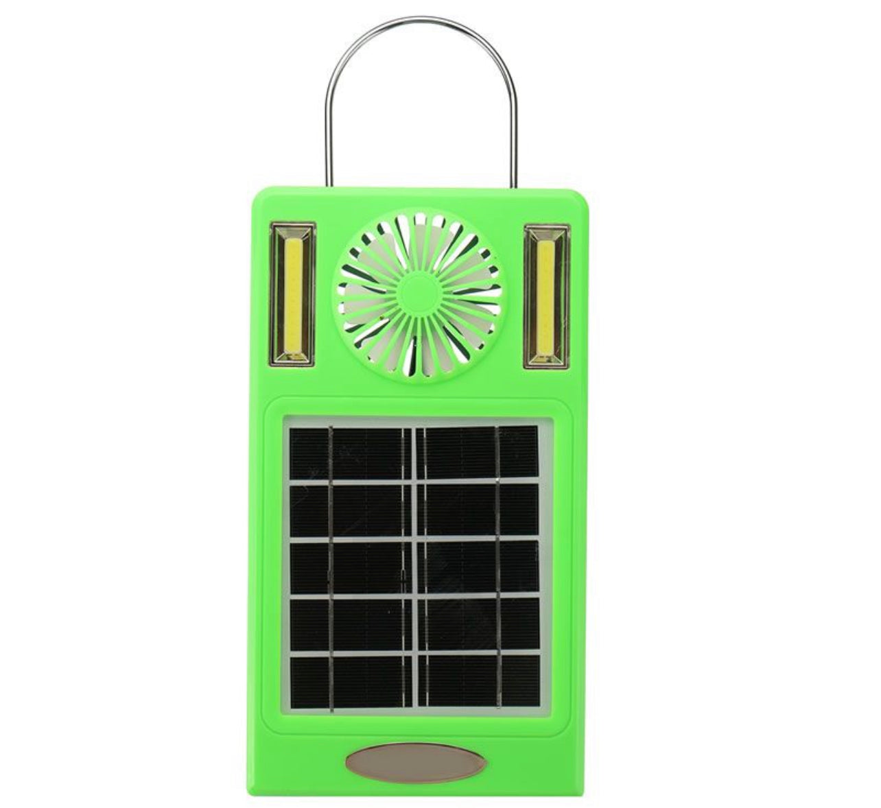 Solar Powered Emergency Light with a Mini Fan