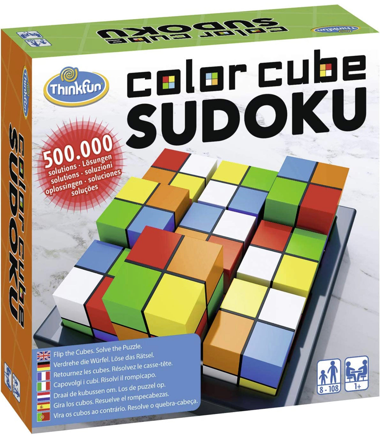 Sudoku Brain Game Concentration Game 1 Players By Thinkfun Game