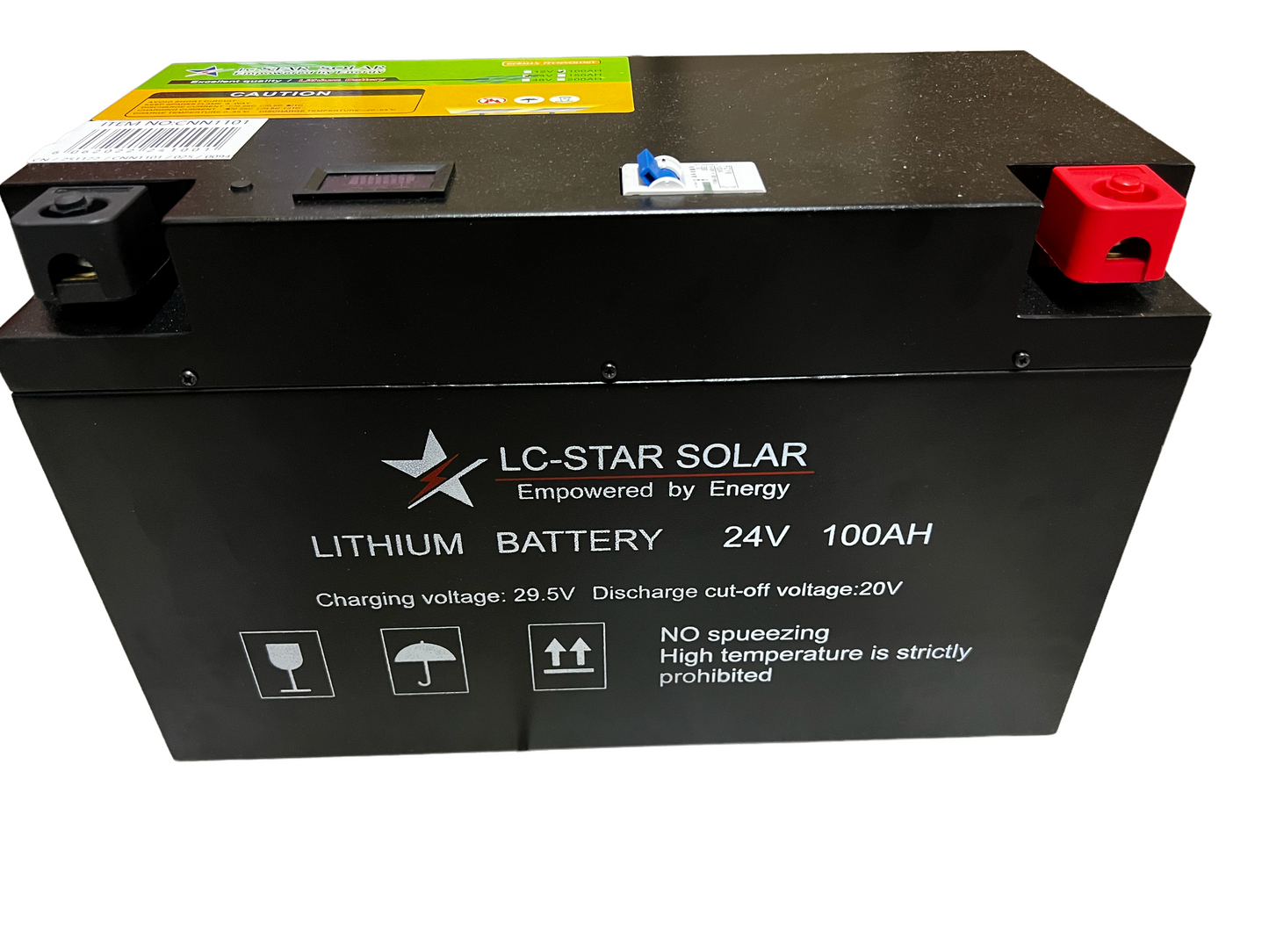 Lithium Ion LiFePo4 - 24V/100A Solar Battery