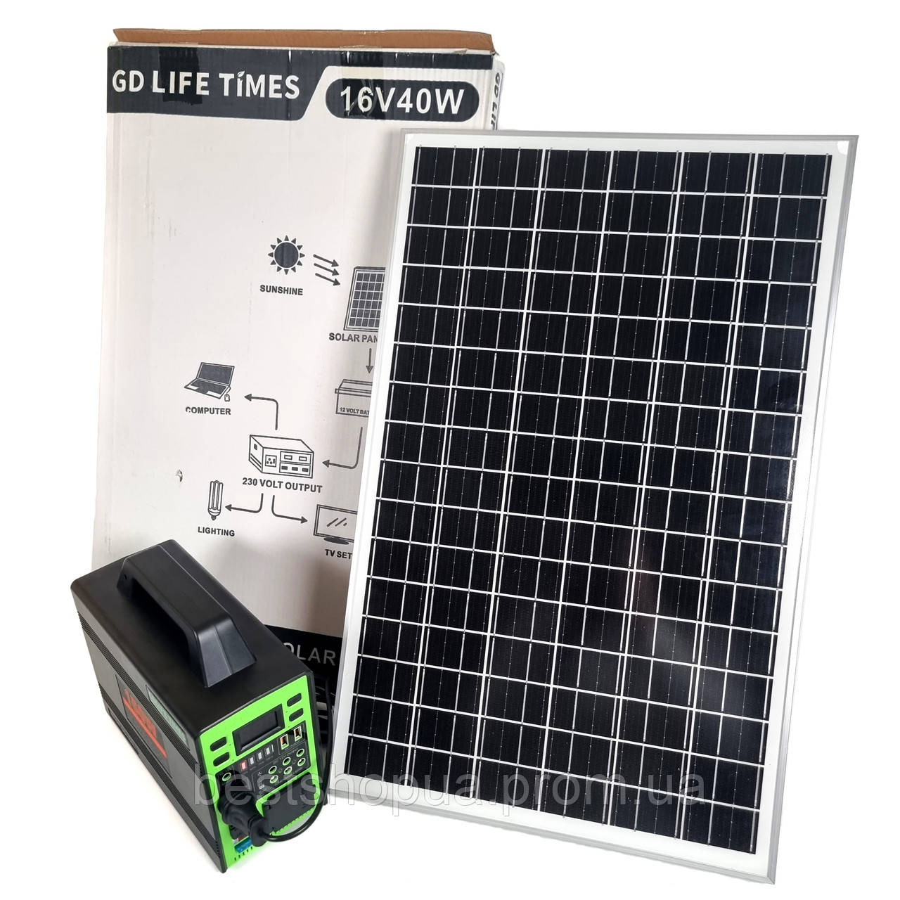 UPS solar system 150W inverter for external battery UPC panel uninterruptible power bank