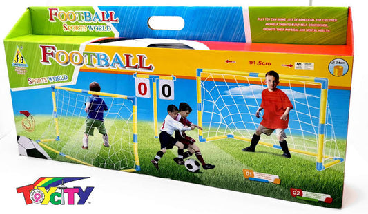 FOOTBALL PLAYSET SOCCER GOAL GAME